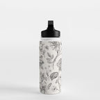 Toile de Jouy Vintage French Floral Water Bottle Gallery Image 3