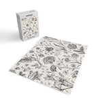 Toile de Jouy Vintage French Floral Jigsaw Puzzle Gallery Image 2