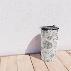 Toile de Jouy Vintage French Floral Travel Mug Gallery Image 4