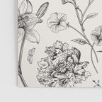 Toile de Jouy Vintage French Floral Poster Gallery Image 3