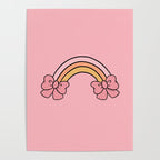 Bow Rainbow in Pink Poster Gallery Image 4