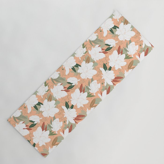 Big floral blossoms PF24 Yoga Mat Gallery Image 1