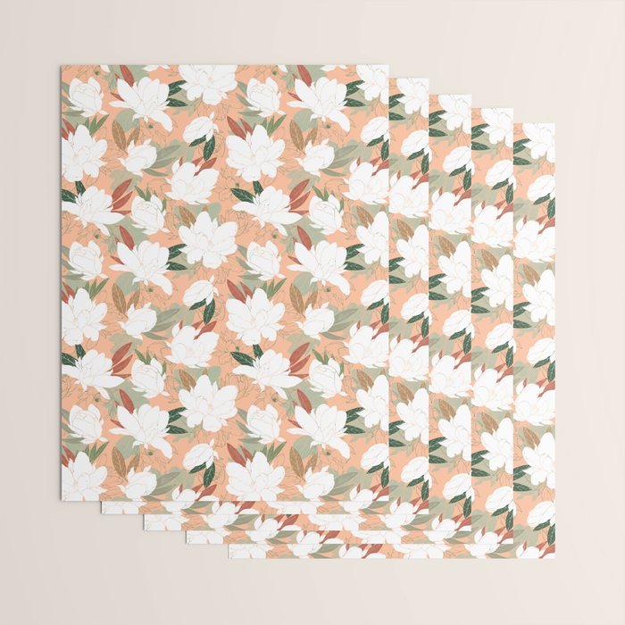 Big floral blossoms PF24 Wrapping Paper Gallery Image 3