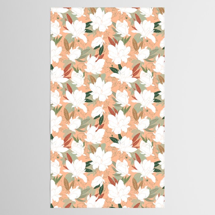 Big floral blossoms PF24 Tablecloth Gallery Image 2