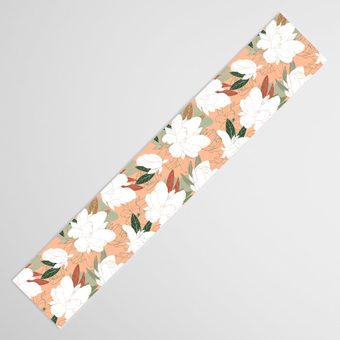 Big floral blossoms PF24 Table Runner Gallery Image 3