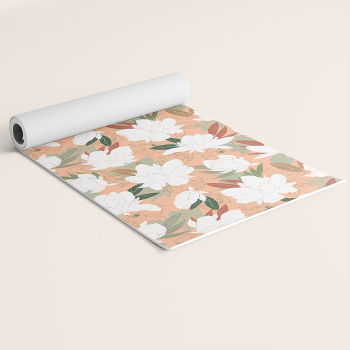 Big floral blossoms PF24 Yoga Mat Gallery Image 2