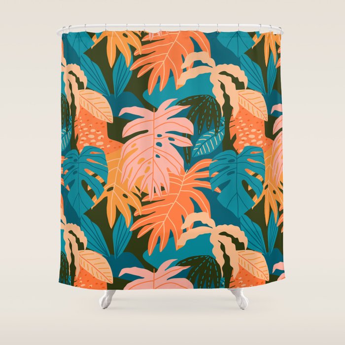 Plant Aloha Shower Curtain Gallery Image 1