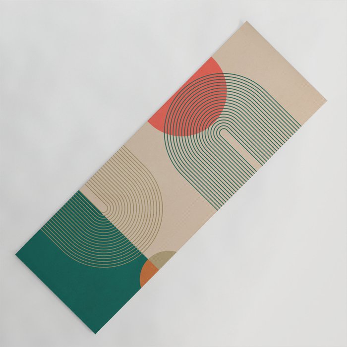 geometric abstract 153 Yoga Mat Gallery Image 1