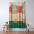 geometric abstract 153 Window Curtain Gallery Image 5