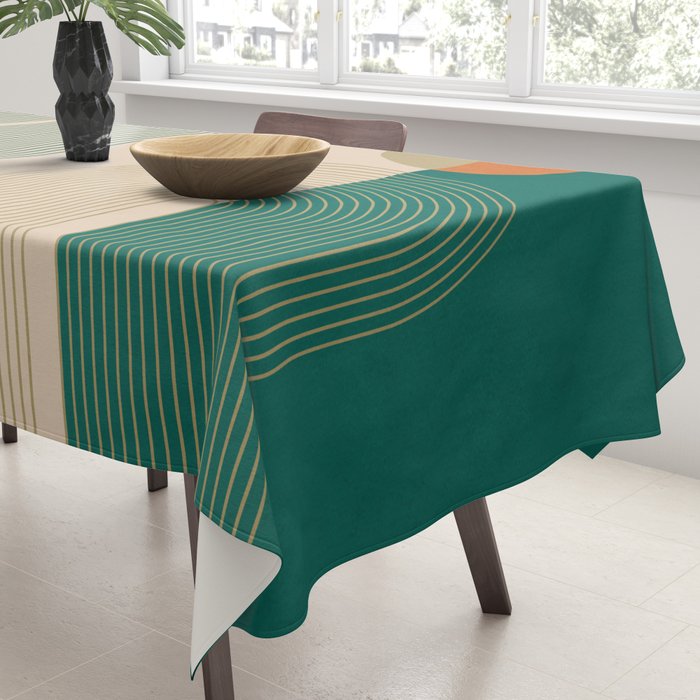 geometric abstract 153 Tablecloth Gallery Image 3