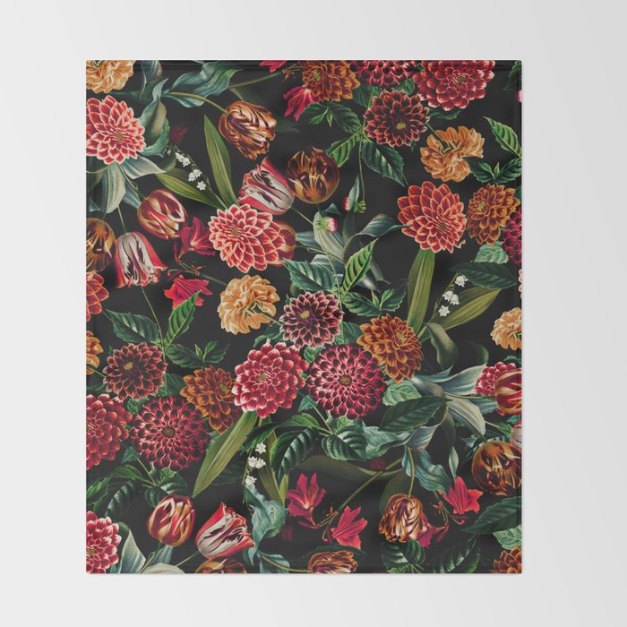 Magical Garden - II Throw Blanket Gallery Image 2