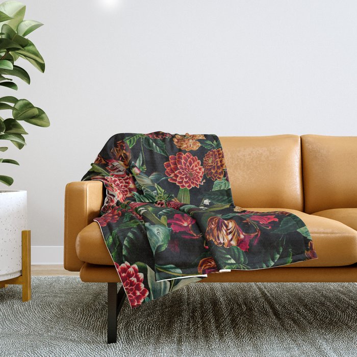 Magical Garden - II Throw Blanket Gallery Image 1