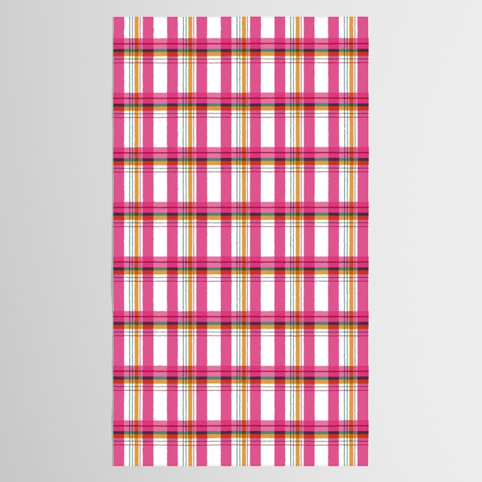 Cheerful Checkered Pattern Tablecloth Gallery Image 2