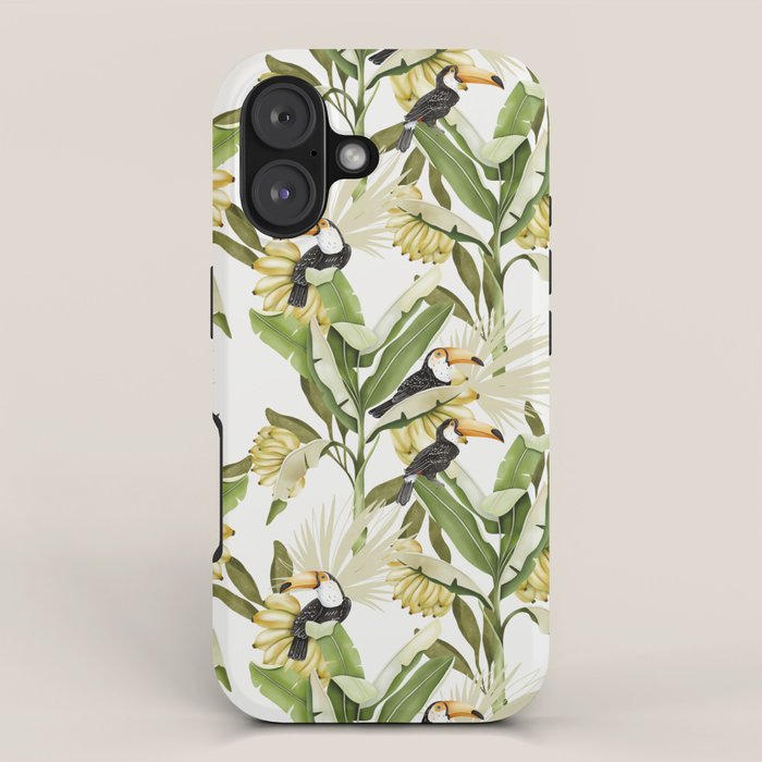 Toucans in Banana Plantation N iPhone Case Gallery Image 1