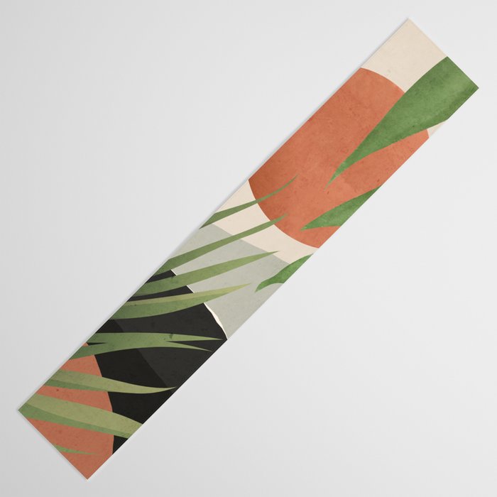 Abstract Art Tropical Leaves 46 Table Runner Gallery Image 3