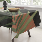 Abstract Art Tropical Leaves 46 Tablecloth Gallery Image 3