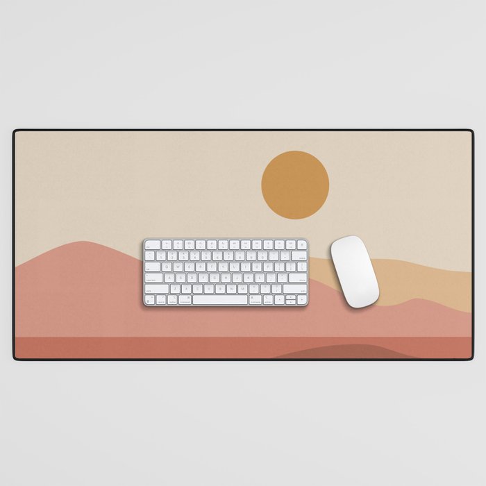 Geometric Landscape 23A Desk Mat Gallery Image 1