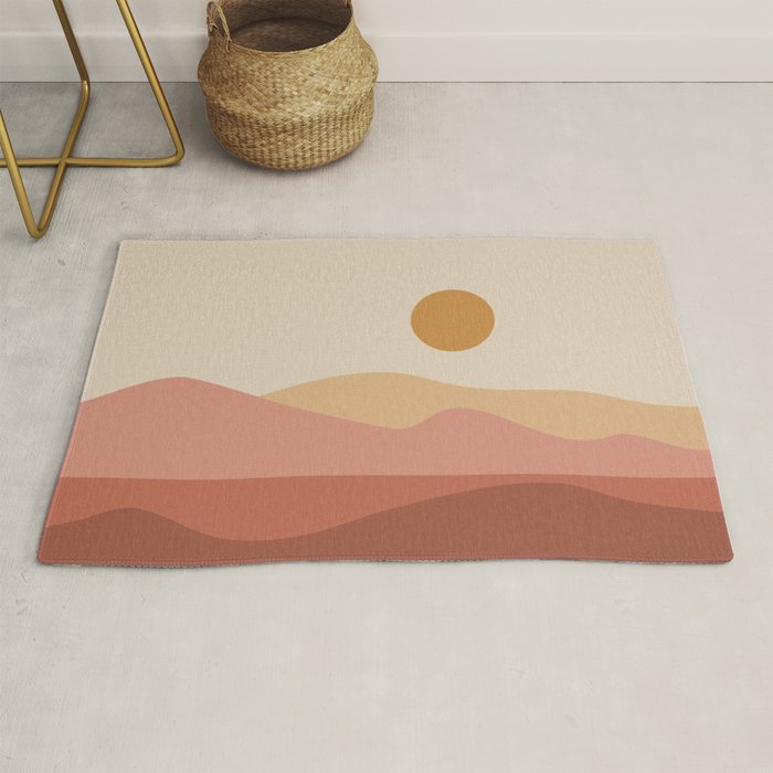 Geometric Landscape 23A Rug Gallery Image 1