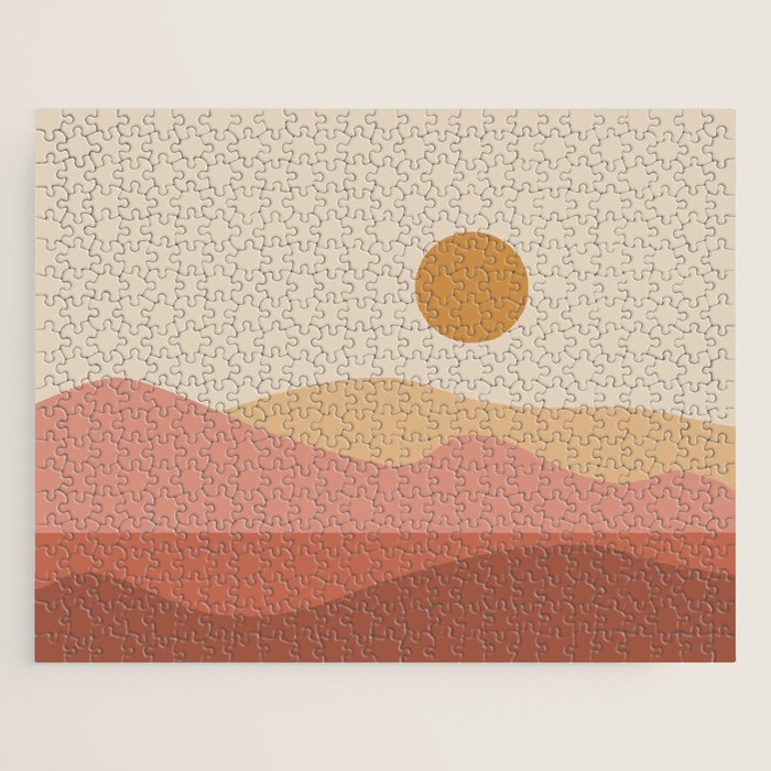 Geometric Landscape 23A Jigsaw Puzzle Gallery Image 1