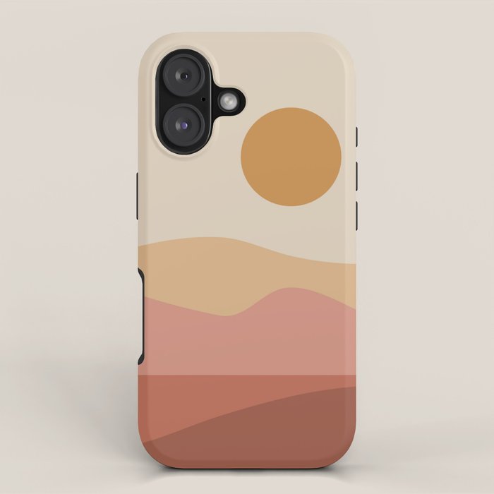 Geometric Landscape 23A iPhone Case Gallery Image 1