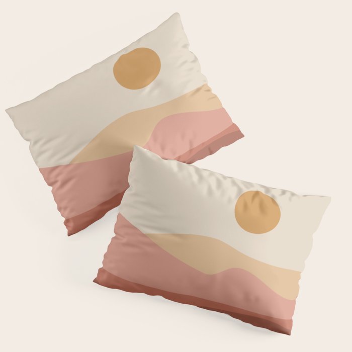 Geometric Landscape 23A Pillow Sham Gallery Image 3