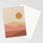 Geometric Landscape 23A Stationery Card Gallery Image 2