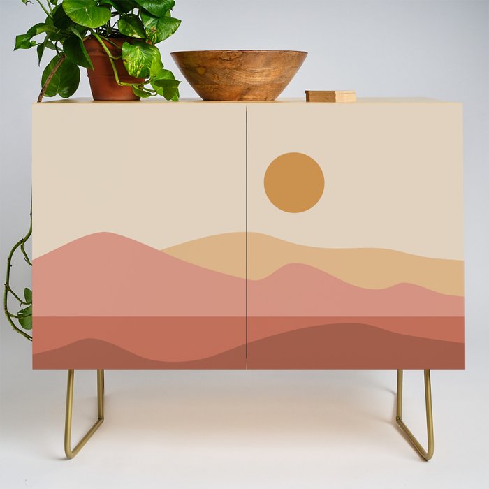 Geometric Landscape 23A Credenza Gallery Image 1