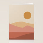 Geometric Landscape 23A Stationery Card Gallery Image 2