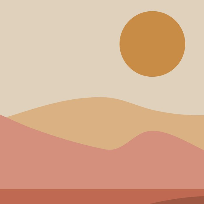 Geometric Landscape 23A Coffee Mug Gallery Image 2