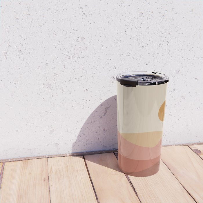 Geometric Landscape 23A Travel Mug Gallery Image 4