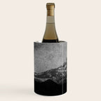 Mt Hood Black and White Vintage Nature Photography Wine Chiller Gallery Image 2