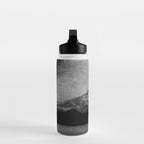 Mt Hood Black and White Vintage Nature Photography Water Bottle Gallery Image 3