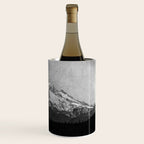 Mt Hood Black and White Vintage Nature Photography Wine Chiller Gallery Image 3
