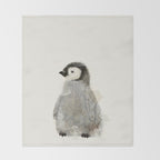 little penguin Throw Blanket Gallery Image 2