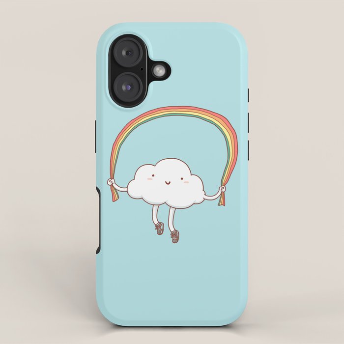 Rainbow Skipping iPhone Case Gallery Image 1