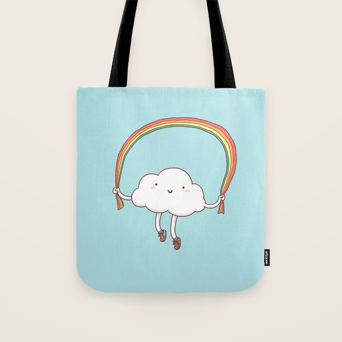 Rainbow Skipping Tote Bag Gallery Image 1