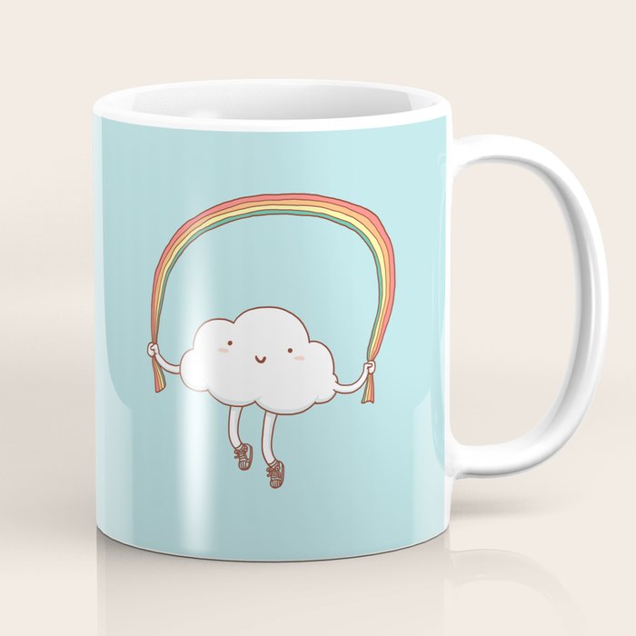 Rainbow Skipping Coffee Mug Gallery Image 1