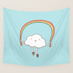 Rainbow Skipping Wall Tapestry Gallery Image 4