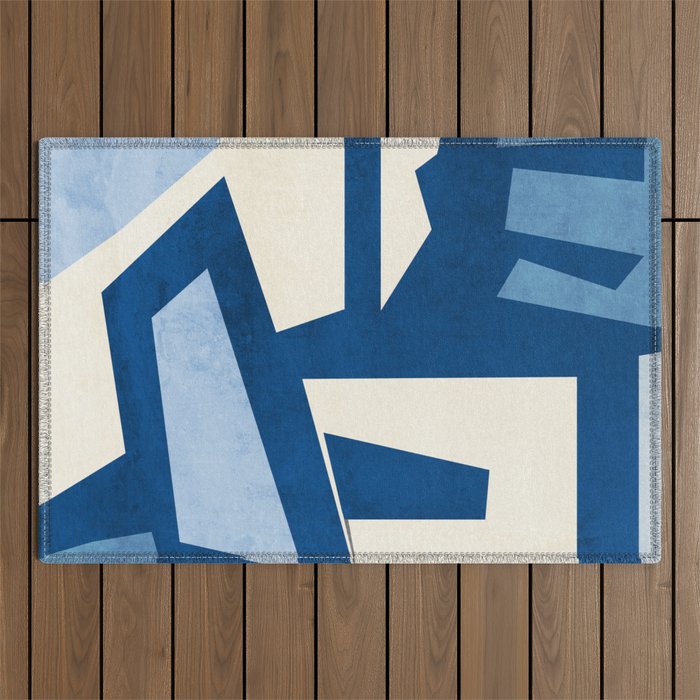 Modern Abstract Art 27 Outdoor Rug Gallery Image 1