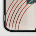 mid century shapes abstract painting Laptop Sleeve Gallery Image 3