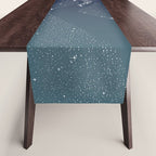 Star Eater COLOR GRAD -  turquoise Table Runner Gallery Image 1