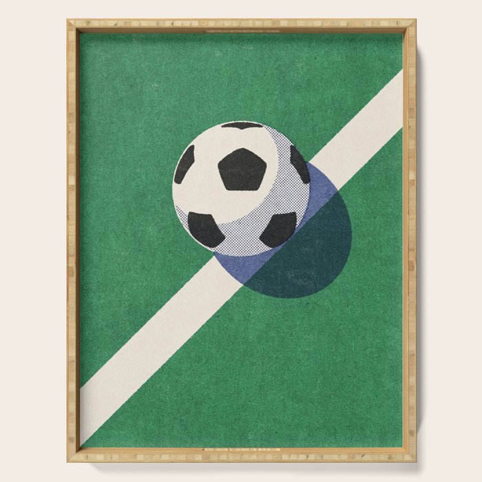 BALLS / Football I Serving Tray Gallery Image 1