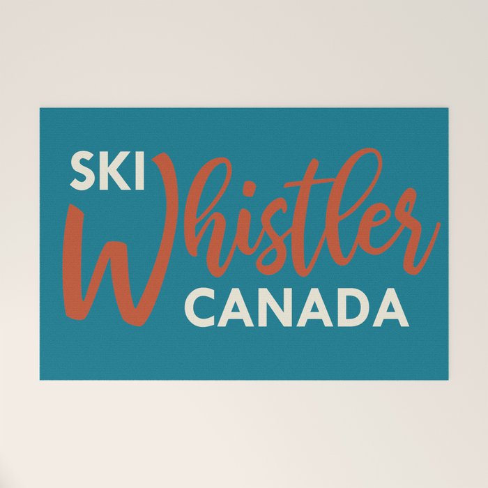 Ski Whistler Canada Welcome Mat Gallery Image 1