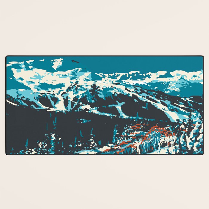 Ski Whistler Canada Desk Mat Gallery Image 3