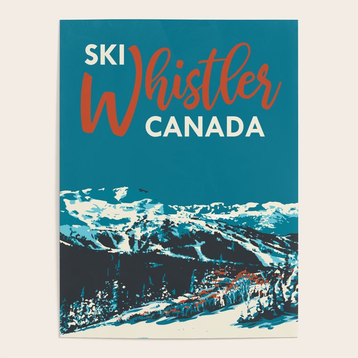 Ski Whistler Canada Poster Gallery Image 4
