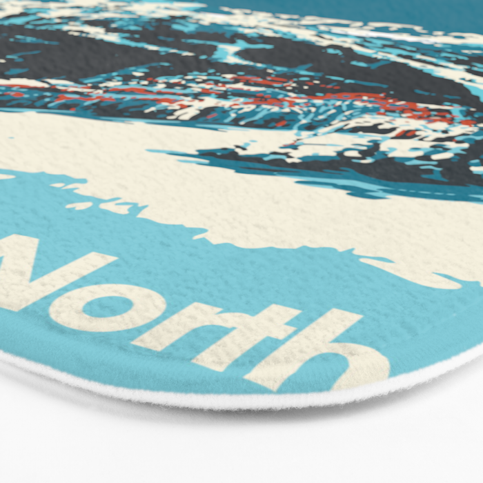 Ski Whistler Canada Bath Mat Gallery Image 3