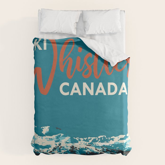 Ski Whistler Canada Duvet Cover Gallery Image 6