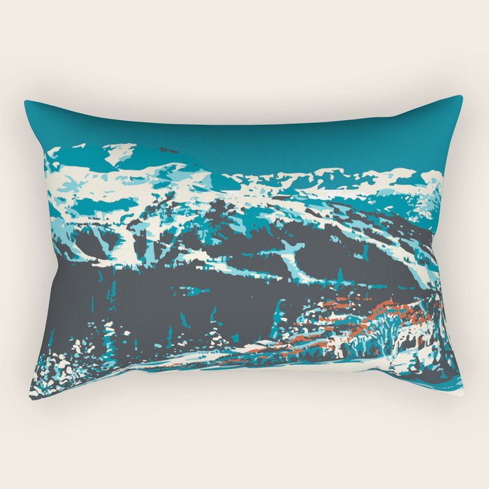 Ski Whistler Canada Rectangular Pillow Gallery Image 1