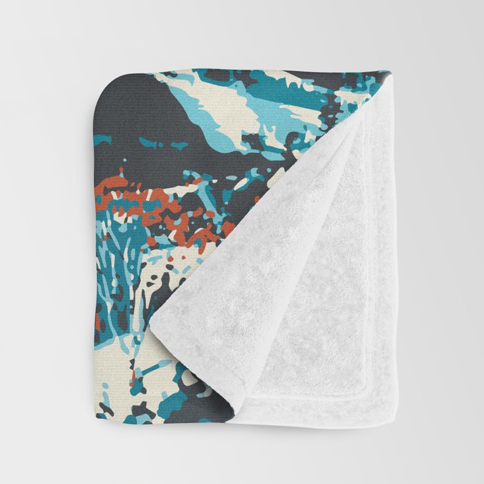 Ski Whistler Canada Throw Blanket Gallery Image 3