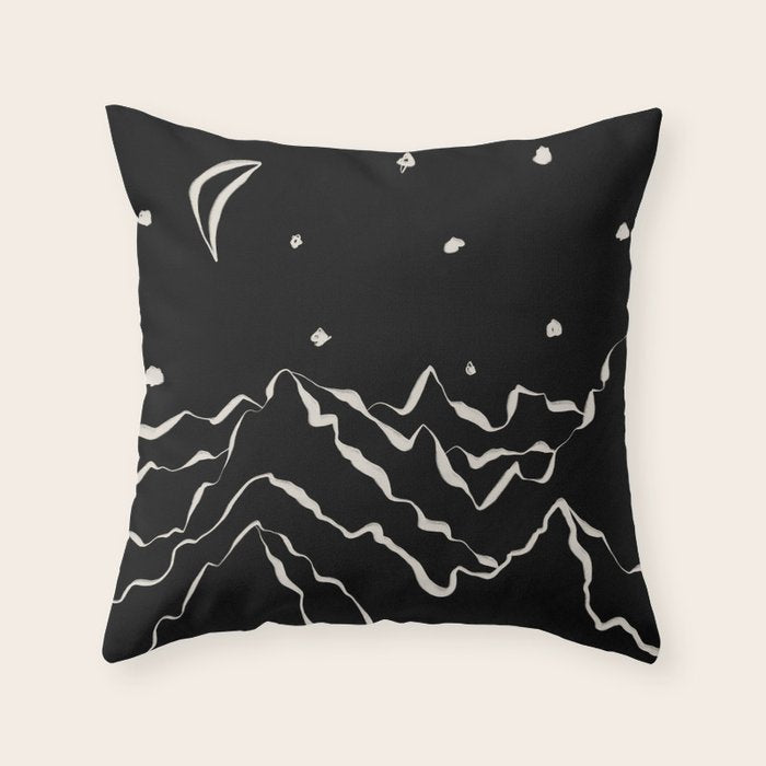 Mountain know the secret II Throw Pillow Gallery Image 6